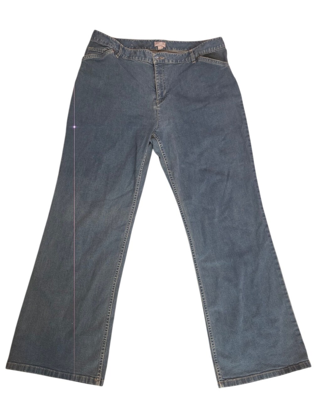 J. Jill Midwash Blue Wide-Leg Jeans Good Condition